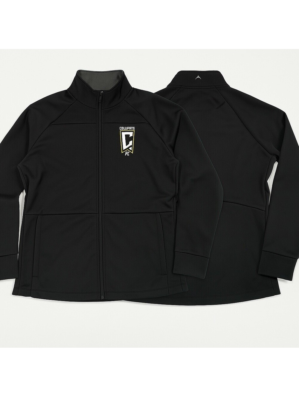 Columbus Crew Jacket Women’s Large Antigua MLS Full Zip Black 26.5x19 Soccer